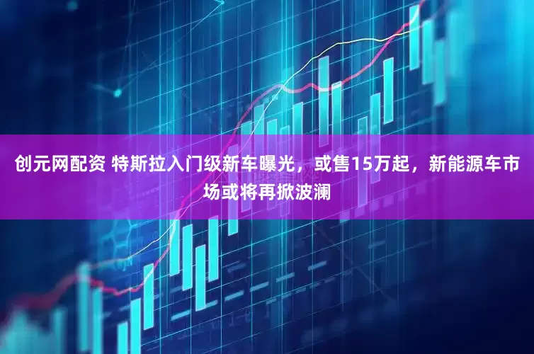 创元网配资 特斯拉入门级新车曝光，或售15万起，新能源车市场或将再掀波澜